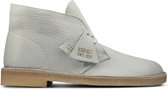 Clarks - Heren schoenen - Desert Boot - G - Wit - maat 8