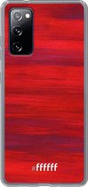 6F hoesje - geschikt voor Samsung Galaxy S20 FE - Transparant TPU Case - Scarlet Canvas #ffffff
