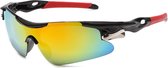 Fiets Zonnebril - Fietsbril - Sportbril - Outdoor Zonnebril - Wielrennen/MTB - ROOD/GEEL