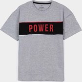 Tiffosi-jongens-t-shirt-London-kleur: grijs, rood-maat 140