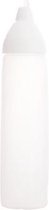 Doseerfles - Knijpfles - Sausfles - Beslagfles - Garneerfles - Beslagspuit - 50cl - Wit