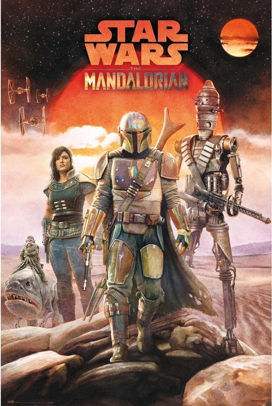 Grupo Erik The Mandalorian Maxi Poster -Crew (Diversen) Nieuw
