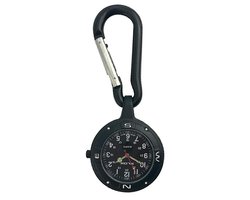 Top 10 Zakhorloges en Horloges met Ketting of Karabijnhaak 2026: Horloge met Karabijnhaak Stealth Black