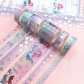 Washi tape | set |  tapes - zeemeermin | verschillende afmetingen