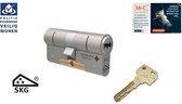 M&C Condor cilinderslot met Knop Recht 47x62 mm - SKG*** - Politiekeurmerk Veilig Wonen