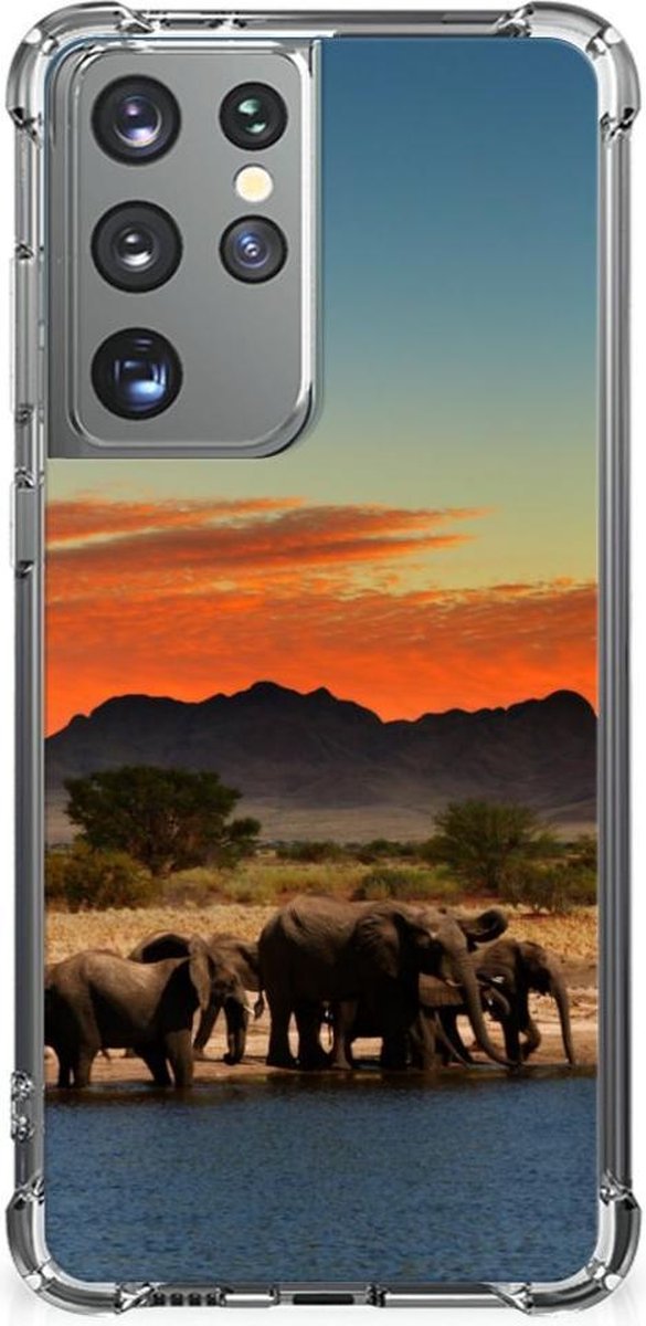 Samsung Galaxy S21 Ultra Case Anti-shock Olifanten