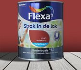 Flexa Strak in de Lak - Watergedragen - Zijdeglans - Antiekrood -750 ml