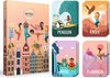 IMYOGI yoga kaarten voor kinderen - kinderyoga kaarten - kindercadeautje voor kinderen - yoga mat accessoires - kerstcadeau - yoga boek - kaartspel - kids yoga cards