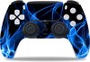 Blue Smoke - controller skin - Sticker geschikt voor de PS5
