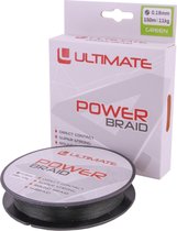 Ultimate Power Braid 0.25mm 16kg 150m Green | Gevlochten lijn