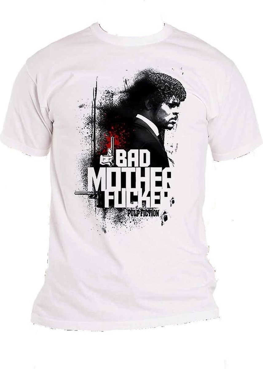 PULP FICTION - Bad Mother Fucker T-shirt Wit