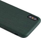 Voor iPhone X / XS TPU-golfpatroon beschermende achterkant van de behuizing (groen)