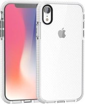 Anti-collision TPU-hoesje met basketbaltextuur voor iPhone X / XS (wit)