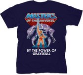 Masters Of The Universe Heren Tshirt -M- Power Of Grayskull Blauw