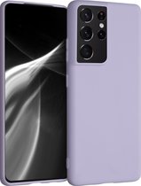 kwmobile telefoonhoesje geschikt voor Samsung Galaxy S21 Ultra - Hoesje voor smartphone - Back cover in lavendel