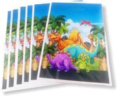 Uitdeelzakjes Dino's 20 Stuks - Traktatie zakjes voor Uitdeelcadeautjes - Uitdeelzakjes Kinderfeestje - Kinderen