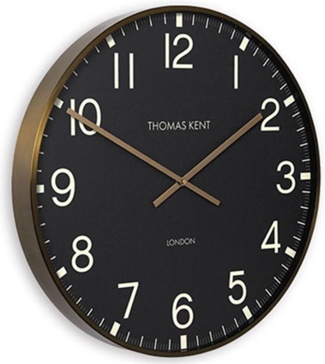 Thomas Kent London Klok rond Clocksmith 53cm Bronsgoud