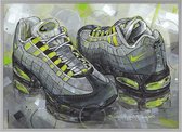 Air max 95 og neon painting (reproduction) 71x51cm