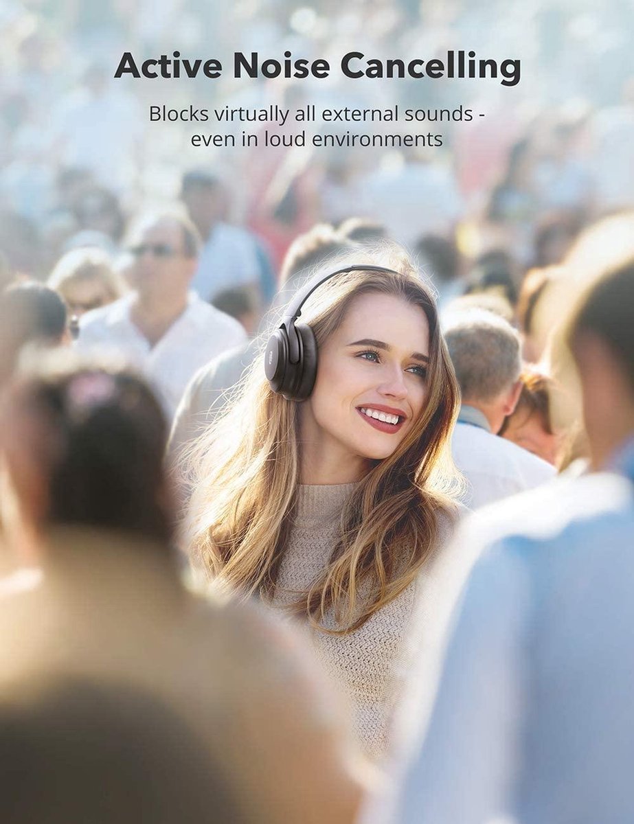 TaoTronics TT BH085 Active Noise Cancelling Headphonesn Bluetooth