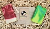 OrganicCare Cadeau set handgemaakte olijfoliezeep 2st  serie B