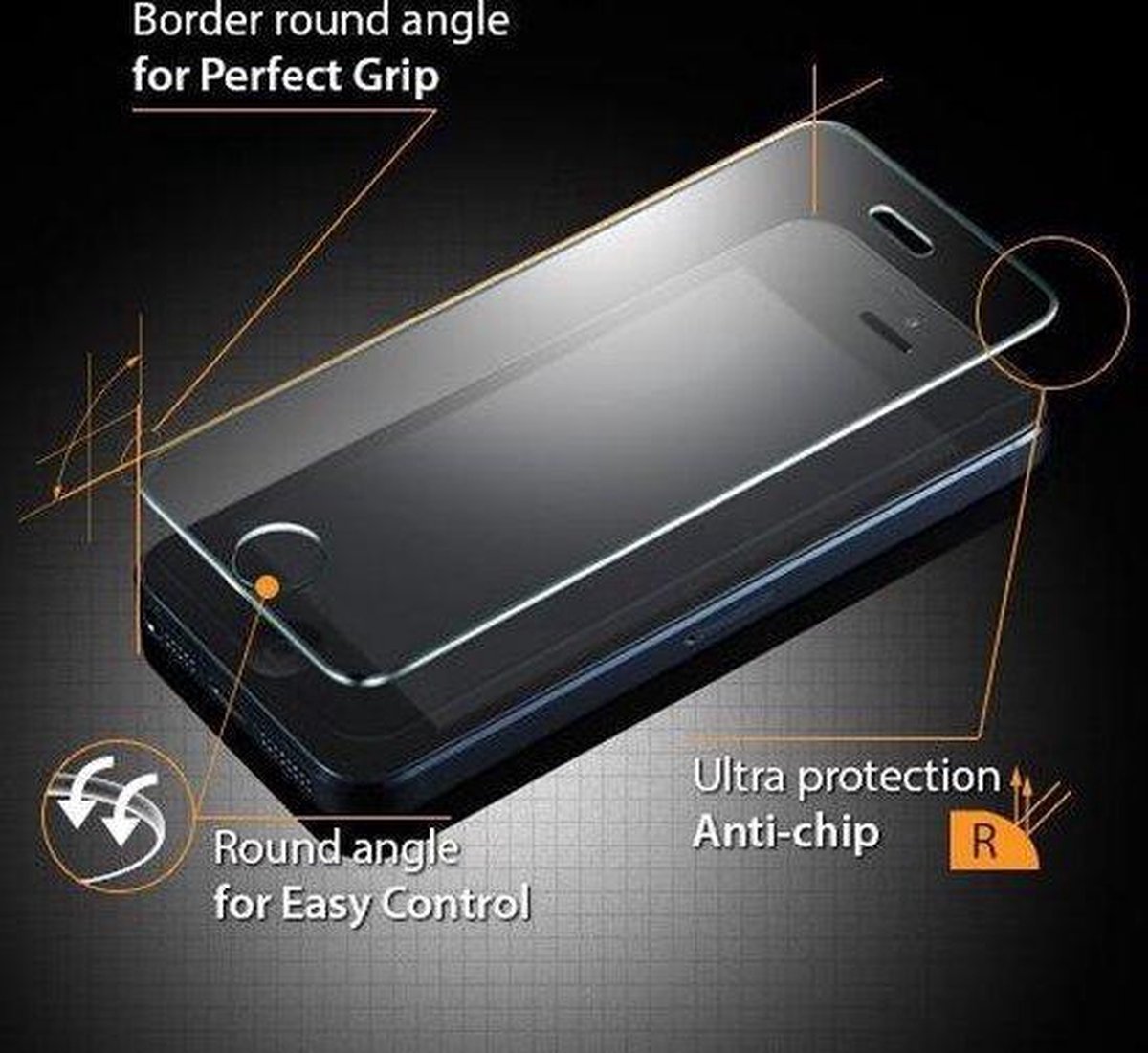 ✅ NEW 1 x iPhone 5/ 5S/ SE / I5c / Ultra Gehard Glass Screenprotector Glasbeschermer |Bescherm hardheid (9H) | Anti Shattered Film coating | Ultra HD LightScreen |Ultradun slank ontwerp. ✅PROLEDPARTNERS ®