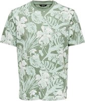 Only & Sons T-shirt Onspuw Life Reg Ss Tee 22020590 Hedge Green Mannen Maat - XS