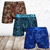 Grand man boxershorts heren Grand man 5006 3-pak -Merkloos-L-Boxershorts