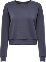 Only Play - Lounge LS O-Neck Sweat - Grijze Sweater - S - Grijs