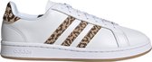 adidas - Grand Court - Lederen Sneakers - 43 1/3 - Wit