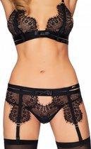 ROCA Elegant Lace Bra Set - Black