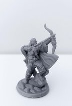 3D Printed Miniature - Ranger Male 01 - Dungeons & Dragons - Hero of the Realm KS