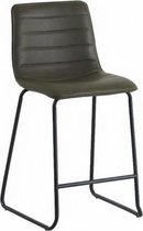 Rox Living Barkruk Noah, kunstleer, donkergroen