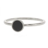 Kalli ring Black Dot Zilver-4049 (19mm)