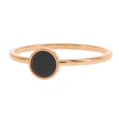 Kalli ring Black Dot Rosé-4049 (17mm)