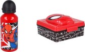 Spiderman - Broodtrommel - Lunchset - 3d  - Lunchbox - Drinkbeker 400ml BPA vrij
