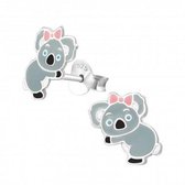 Kinder oorbel oorstekers sterling zilver 925 koala - Sieraden sjoppie