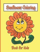 Sunflower Coloring Book For Kids