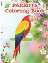 Parrots Coloring Book