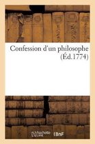 Litterature- Confession d'Un Philosophe
