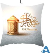 Eid-decoraties voor huis Kussenhoes voor Suikerfeest/offerfeest 45x45 cm Style L