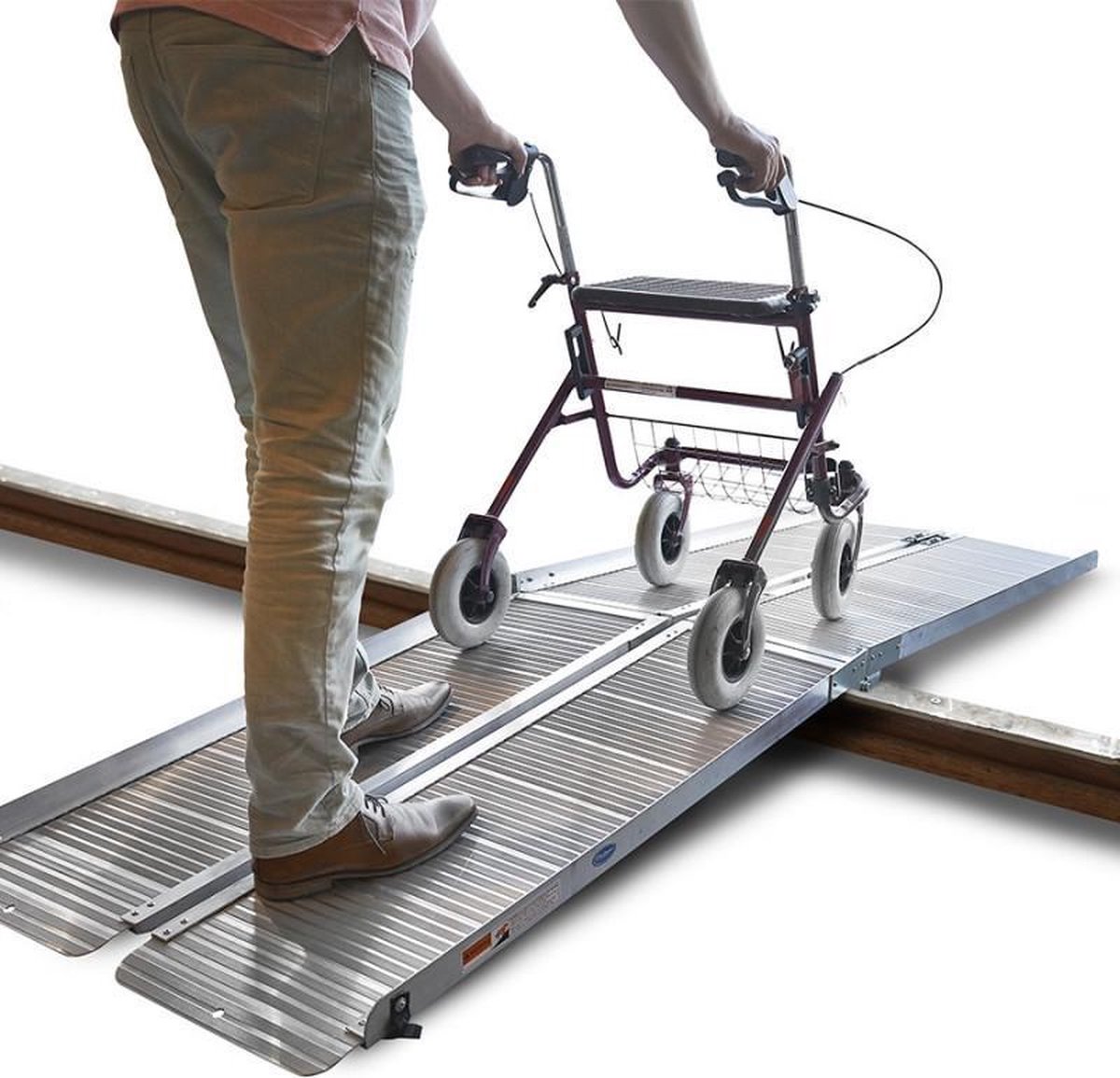Datona® Oprijplaat rolstoel 300 cm opvouwbaar