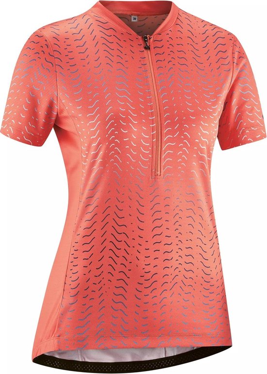 Gonso Giustina Half Zip  Fietsshirt - Maat 36  - Vrouwen - oranje