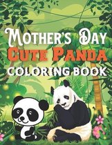 Mother's Day cute panda coloring book