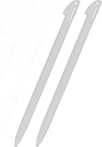 2x Stylus pen geschikt voor de Nintendo 3DS XL - licht grijs