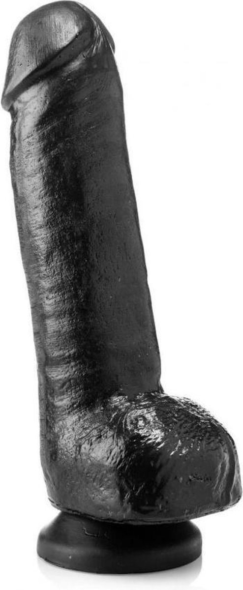 Goedkoopste XXLTOYS - Kenny - Large Dildo - Inbrenglengte 24 X 7 cm - Black - Uniek Design Realistische Dildo – Stevige Dildo – voor Diehards only - Made in Europe