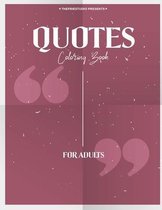 QUOTES Coloring book for adults