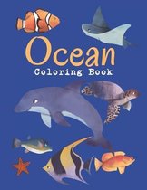 Ocean Coloring Book: Wild Ocean Sea Animal Life