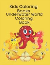 Kids Coloring Books Underwater World Coloring Book