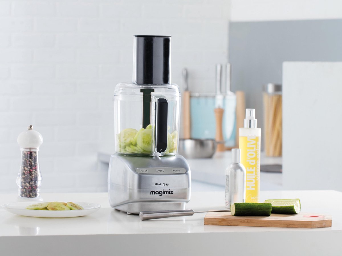 Magimix - Mini Plus - Foodprocessor - Mat Chroom thumbnail 8