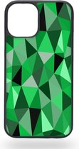 Green triangles Telefoonhoesje - Apple iPhone 12 mini